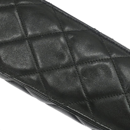Chanel Black Folding Umbrella & Bag Set Small Good