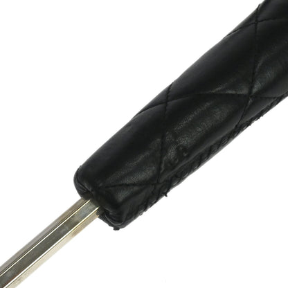 Chanel Black Folding Umbrella & Bag Set Small Good