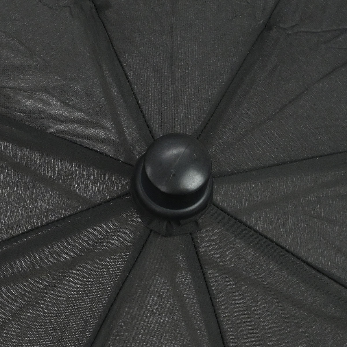 Chanel Black Folding Umbrella & Bag Set Small Good