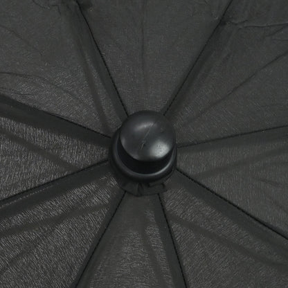 Chanel Black Folding Umbrella & Bag Set Small Good