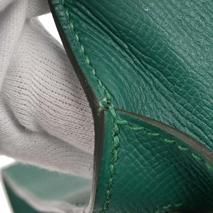 Hermes Vert Vertigo Epsom Kelly 32 Sellier 2way Shoulder Handbag