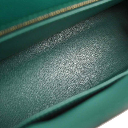 Hermes Vert Vertigo Epsom Kelly 32 Sellier 2way Shoulder Handbag