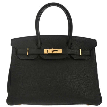 Hermes Black Togo Birkin 30 Handbag