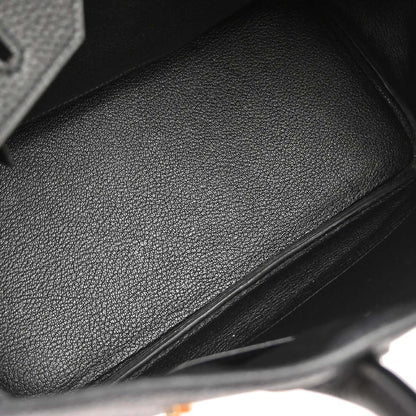 Hermes Black Togo Birkin 30 Handbag