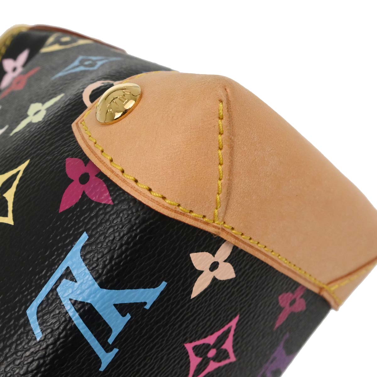Louis Vuitton Black Monogram Multicolor Eliza Handbag M40099
