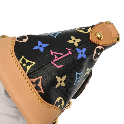 Louis Vuitton Black Monogram Multicolor Eliza Handbag M40099