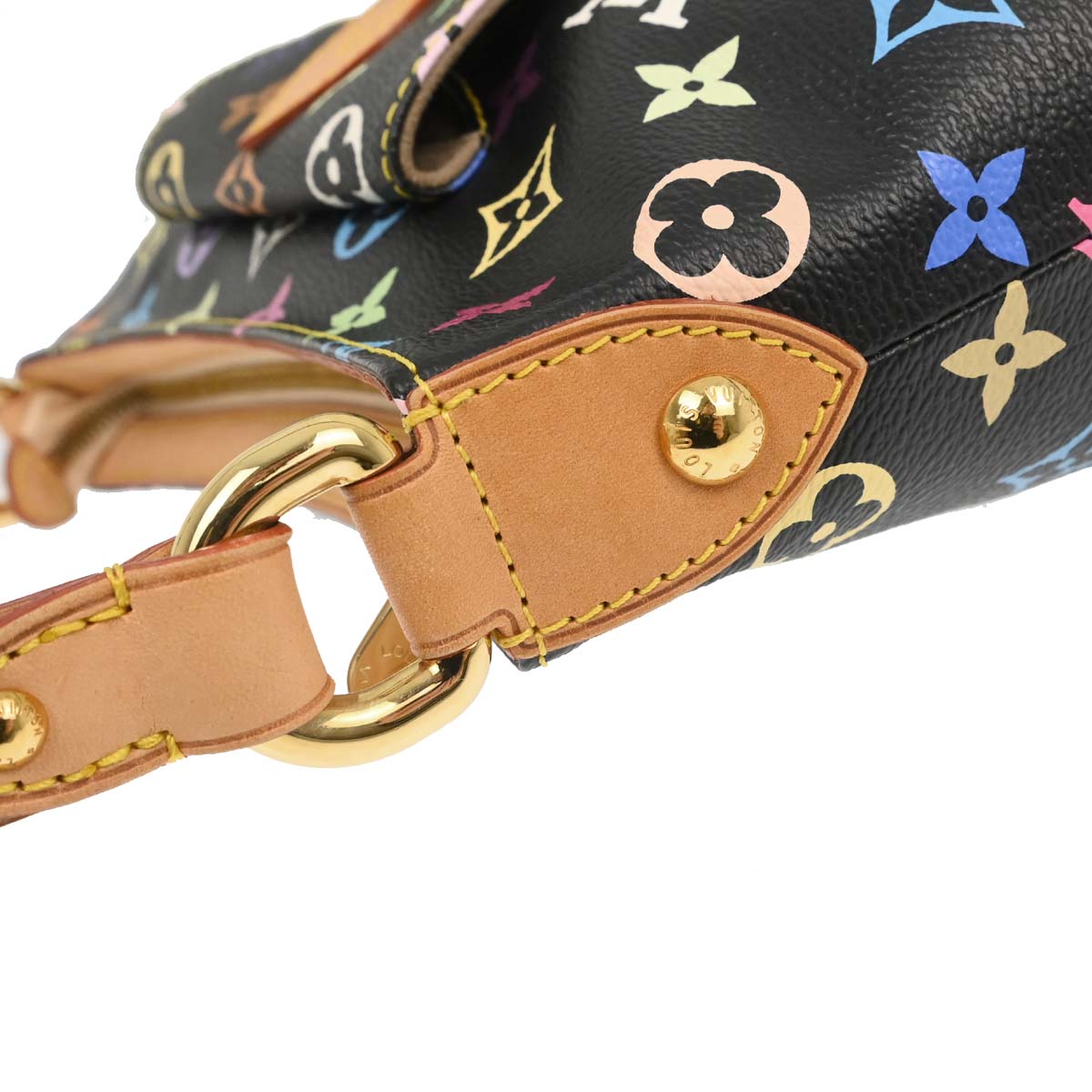 Louis Vuitton Black Monogram Multicolor Eliza Handbag M40099