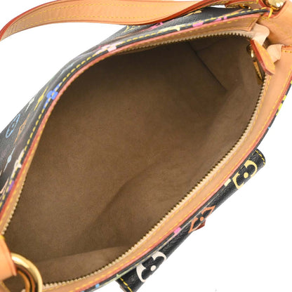 Louis Vuitton Black Monogram Multicolor Eliza Handbag M40099