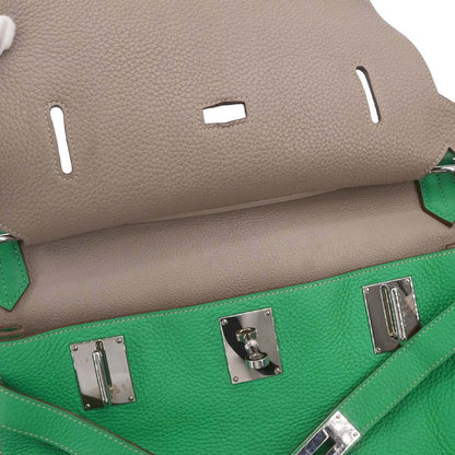 Hermes Mint Tourterelle Taurillon Clemence Jypsiere 34 Verso