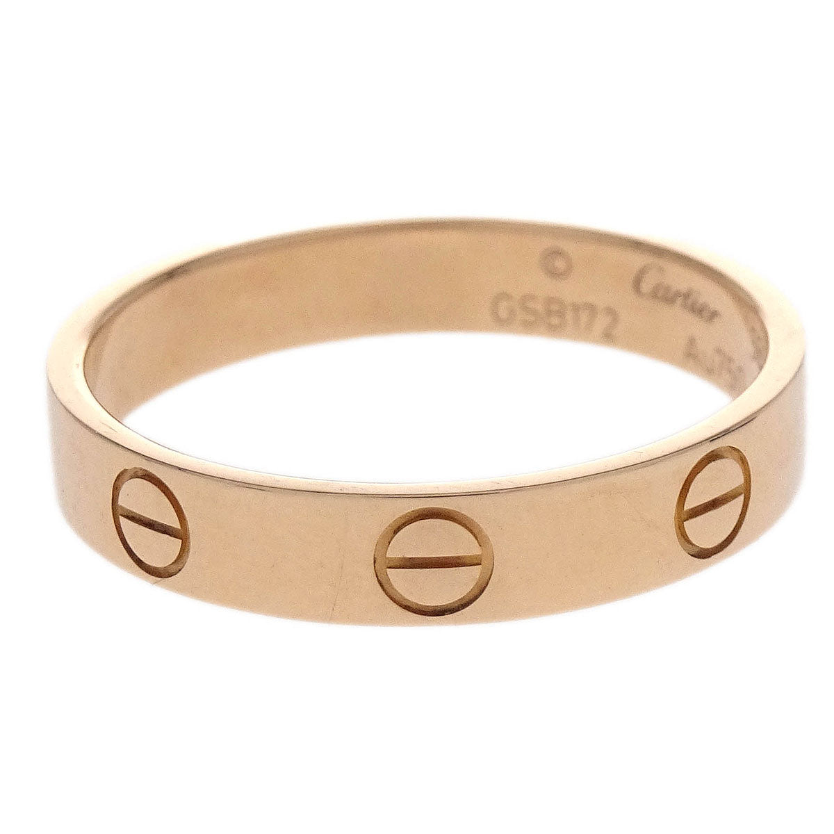 Cartier Mini Love Ring Au750 GSB172 #55 Jewelry