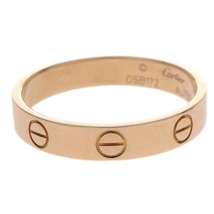 Cartier Mini Love Ring Au750 GSB172 #55 Jewelry