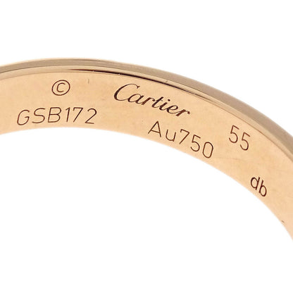 Cartier Mini Love Ring Au750 GSB172 #55 Jewelry