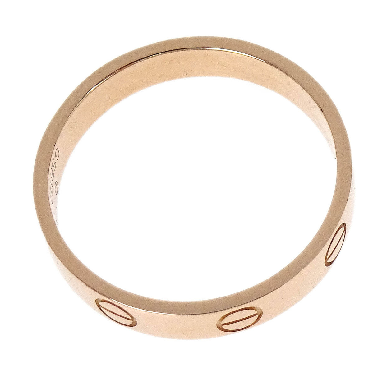 Cartier Mini Love Ring Au750 GSB172 #55 Jewelry