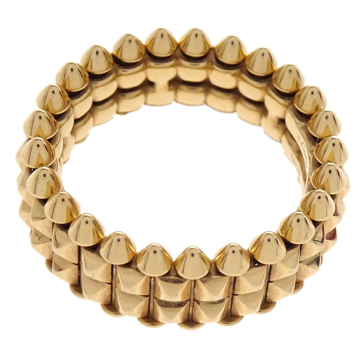 Cartier Double Clash de Cartier LM Ring TSY365 Au750 Gold #59 #56