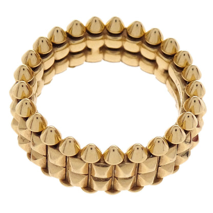 Cartier Double Clash de Cartier LM Ring TSY365 Au750 Gold #59 #56 Jewelry