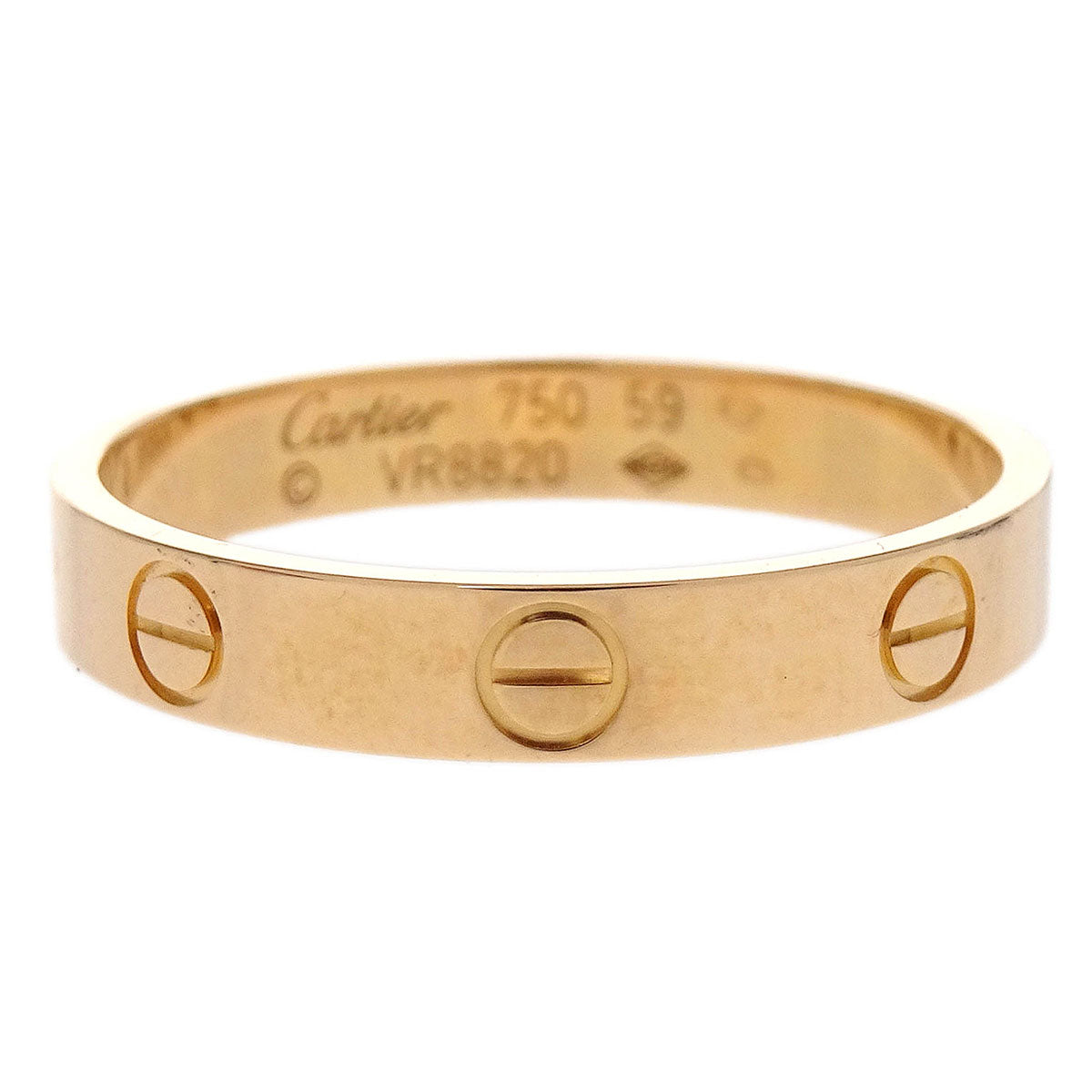 Cartier Mini Love Ring 750 VR8820 #59 #58 Jewelry
