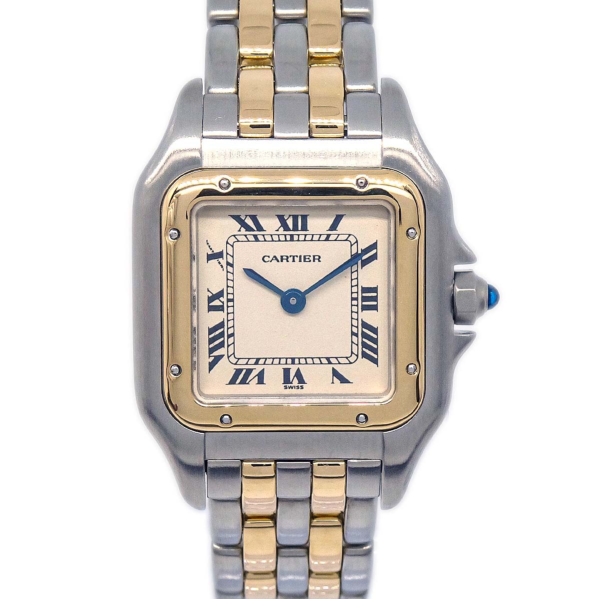 Cartier Panthere SM 2-Row Ref.166921 Quartz Watch 18KYG SS