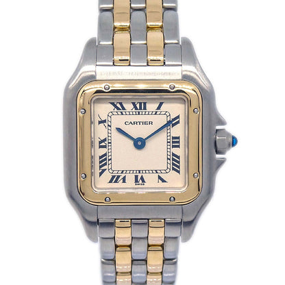 Cartier Panthere SM 2-Row Ref.166921 Quartz Watch 18KYG SS