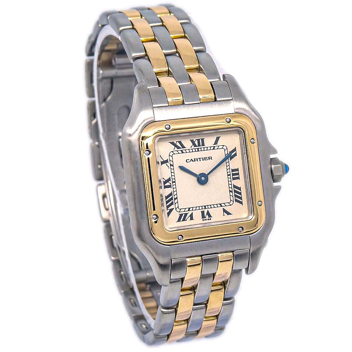 Cartier Panthere SM 2-Row Ref.166921 Quartz Watch 18KYG SS