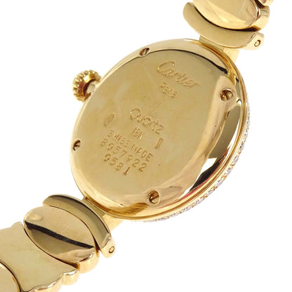 Cartier Must Colisee SM 23mm Ref.0581 Quartz Watch 18KYG Diamond
