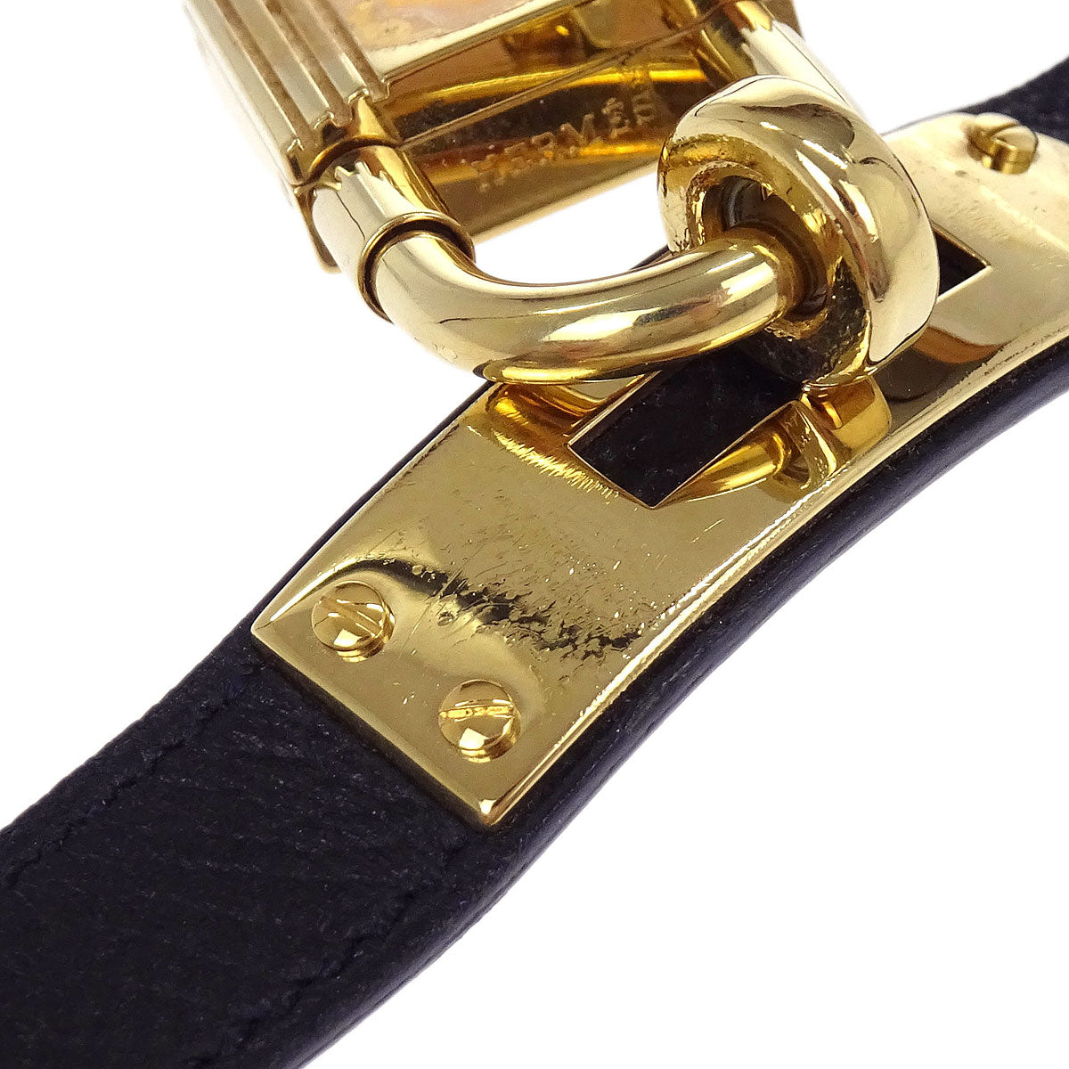 Hermes Kelly Watch Quartz Watch Black