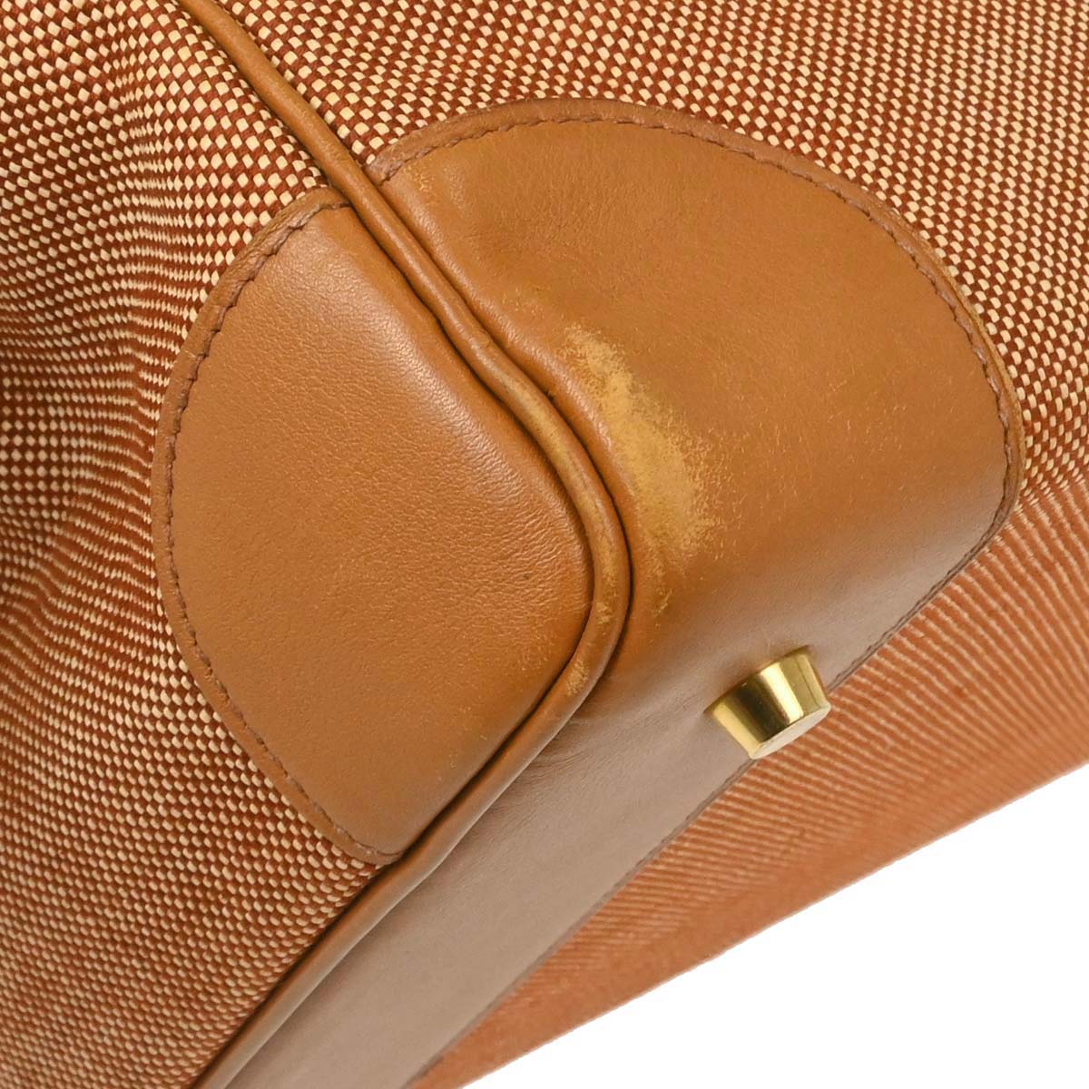 Hermes Brown Toile H Gulliver Birkin 40 Handbag