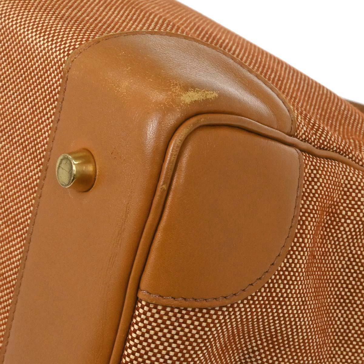 Hermes Brown Toile H Gulliver Birkin 40 Handbag