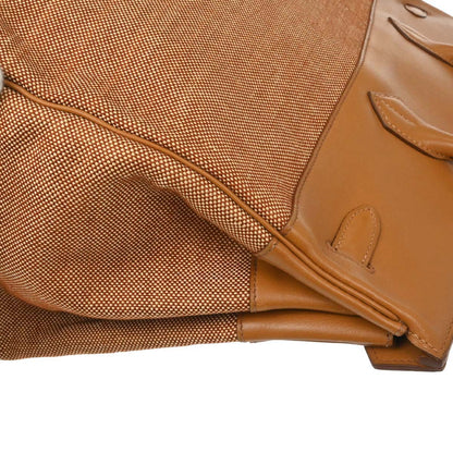 Hermes Brown Toile H Gulliver Birkin 40 Handbag