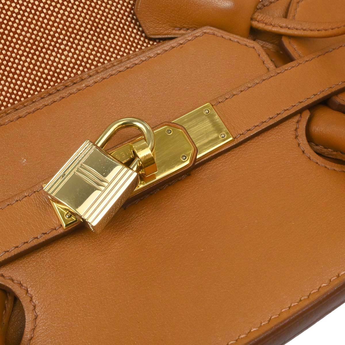 Hermes Brown Toile H Gulliver Birkin 40 Handbag