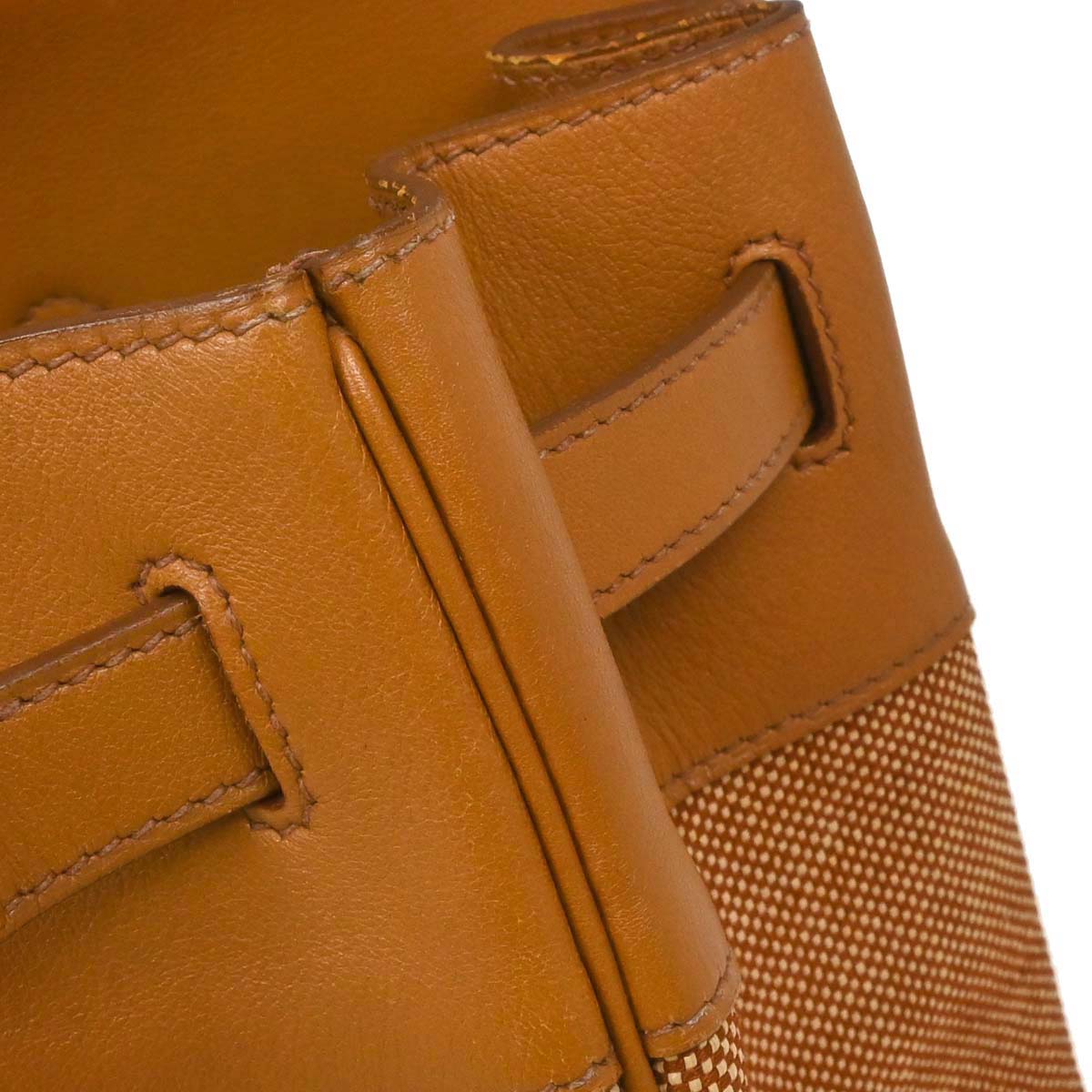 Hermes Brown Toile H Gulliver Birkin 40 Handbag