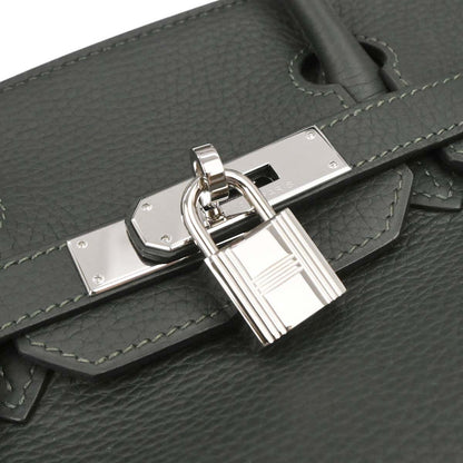 Hermes Vert Fonce Togo Birkin 30 Handbag