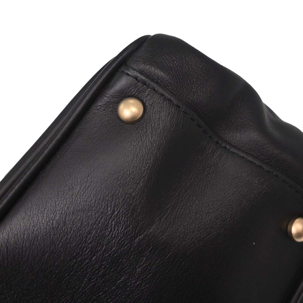 Chanel 2002-2003 Black Lambskin Camellia Tote Bag