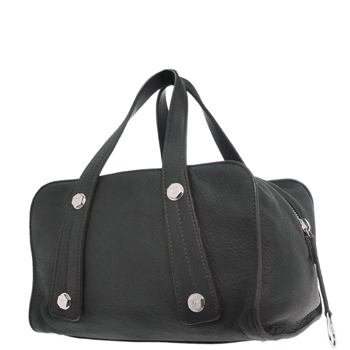 Chanel 2005-2006 Dark Brown Calfskin Handbag