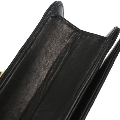 Chanel Black Lambskin Turnlock Mini Full Flap Shoulder Bag