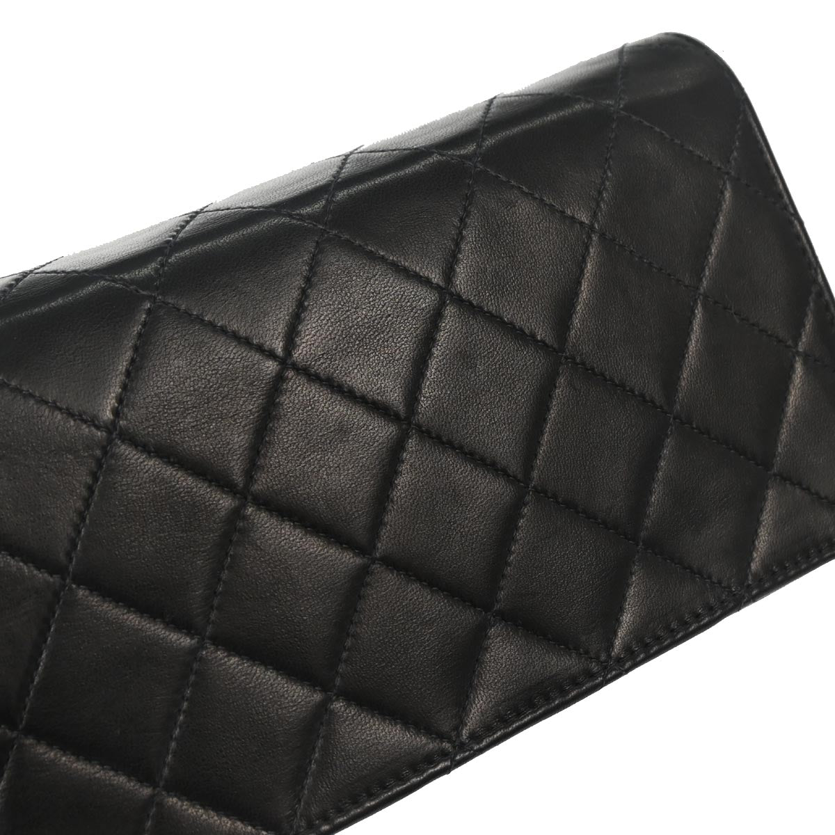 Chanel Black Lambskin Turnlock Mini Full Flap Shoulder Bag