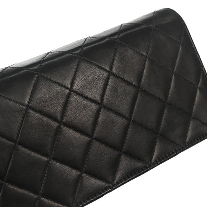 Chanel Black Lambskin Turnlock Mini Full Flap Shoulder Bag