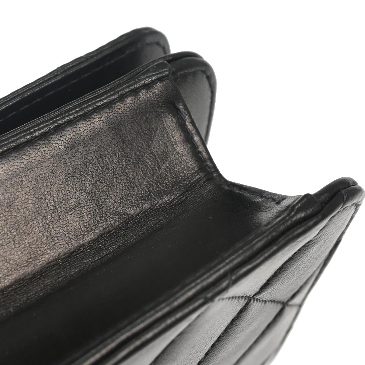 Chanel Black Lambskin Turnlock Mini Full Flap Shoulder Bag