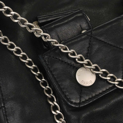 Chanel Black Lambskin Jacket Bag