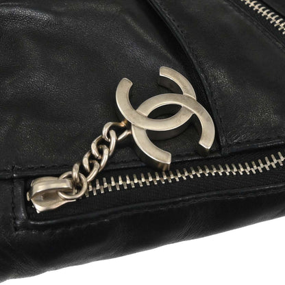Chanel Black Lambskin Jacket Bag