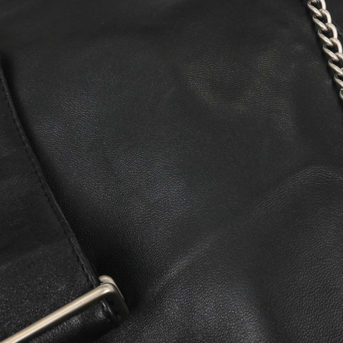 Chanel Black Lambskin Jacket Bag