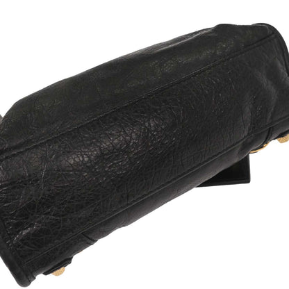 Balenciaga Black Lambskin The City Mini 2way Shoulder Handbag