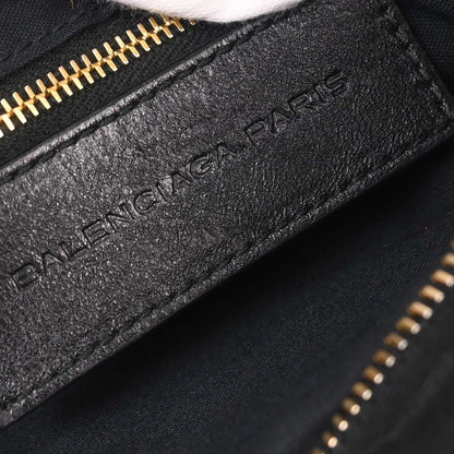 Balenciaga Black Lambskin The City Mini 2way Shoulder Handbag