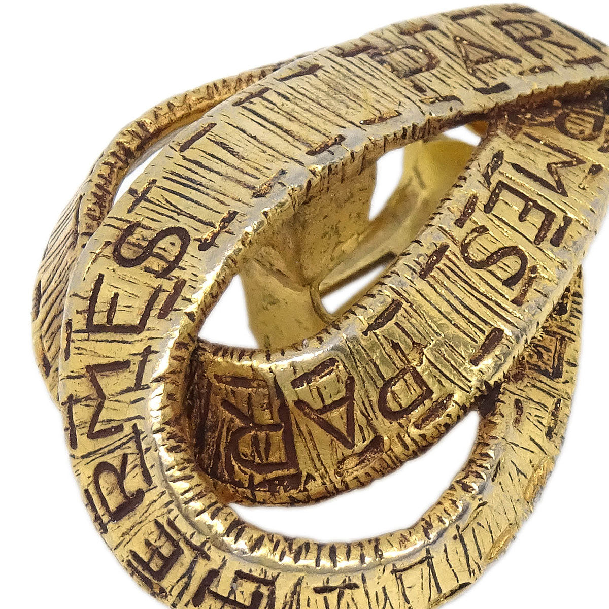 Hermes Bijouterie Fantaisie Clip-On Earrings Gold
