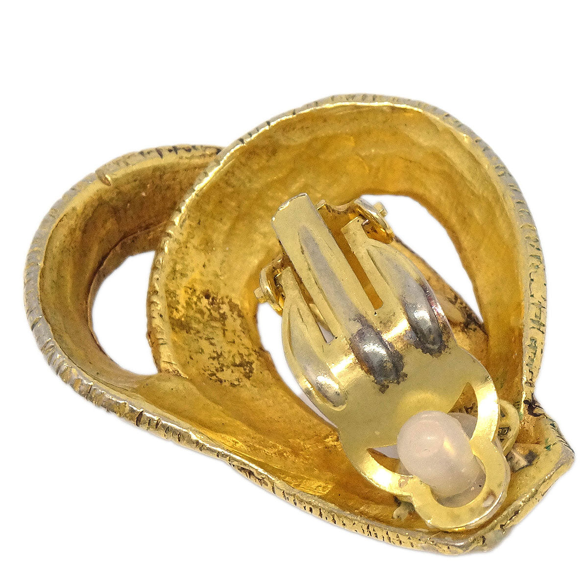 Hermes Bijouterie Fantaisie Clip-On Earrings Gold