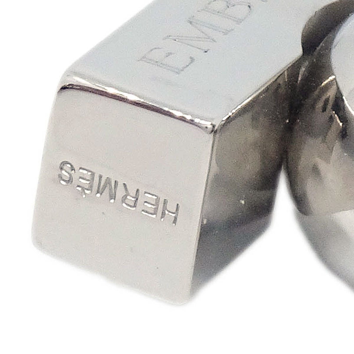 Hermes 2001 Earth Cadena Padlock Silver Small Good