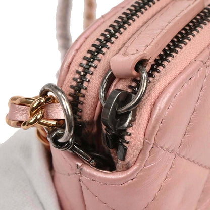 Chanel Light Pink Lambskin Calfskin Gabrielle Shoulder Bag