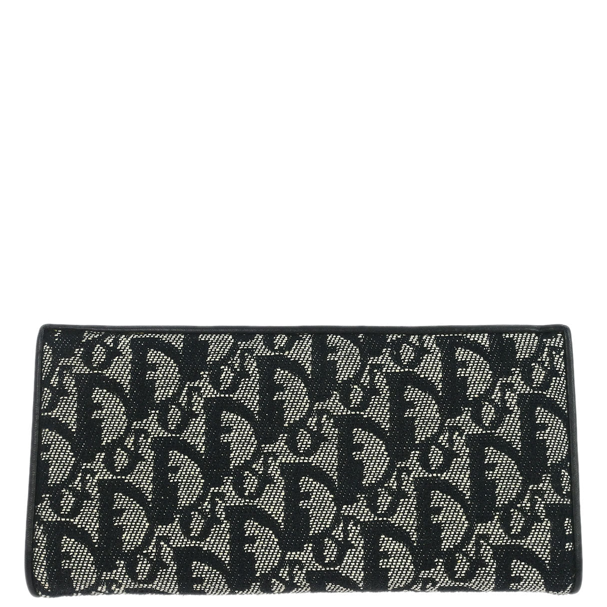 Christian Dior Black Canvas Trotter Wallet