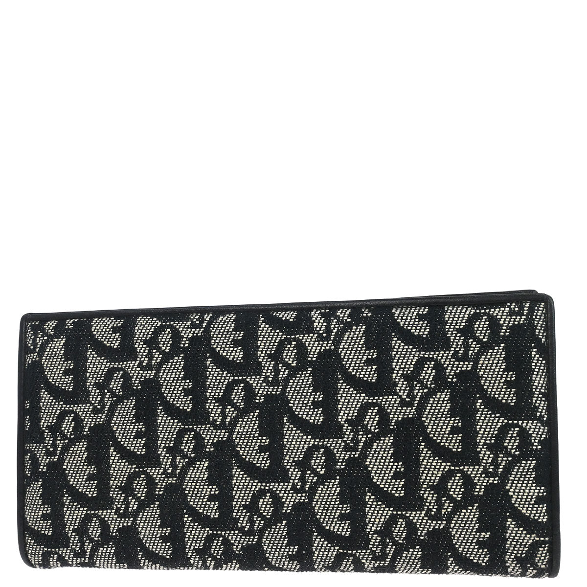 Christian Dior Black Canvas Trotter Wallet