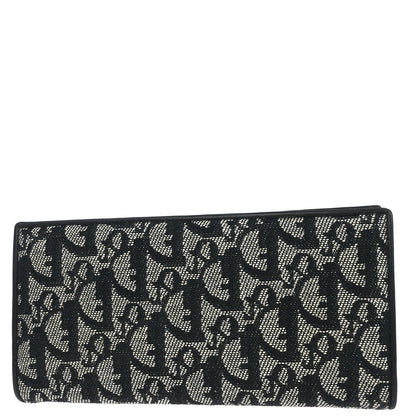 Christian Dior Black Canvas Trotter Wallet
