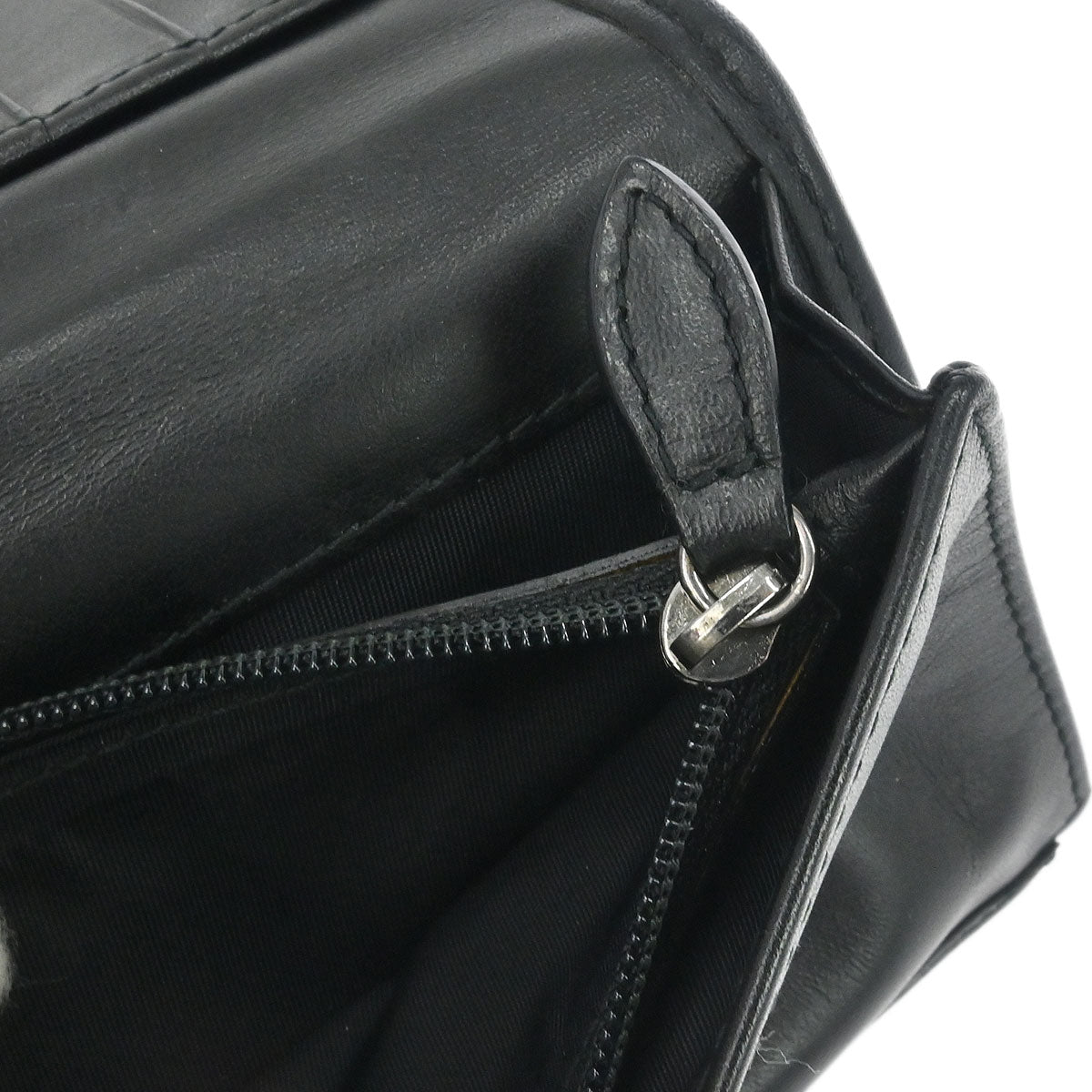 Christian Dior Black Canvas Trotter Wallet